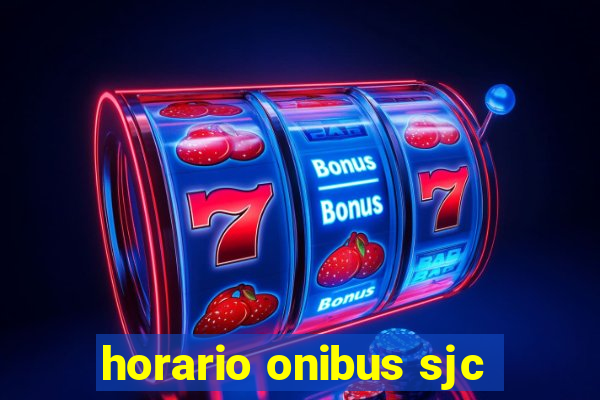 horario onibus sjc